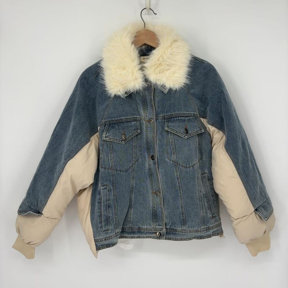 unknown brand Puffy Denim Jacket